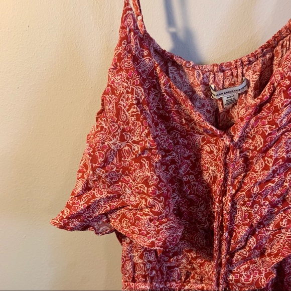 American Eagle Red and White Sun dress - Picture 2 of 7